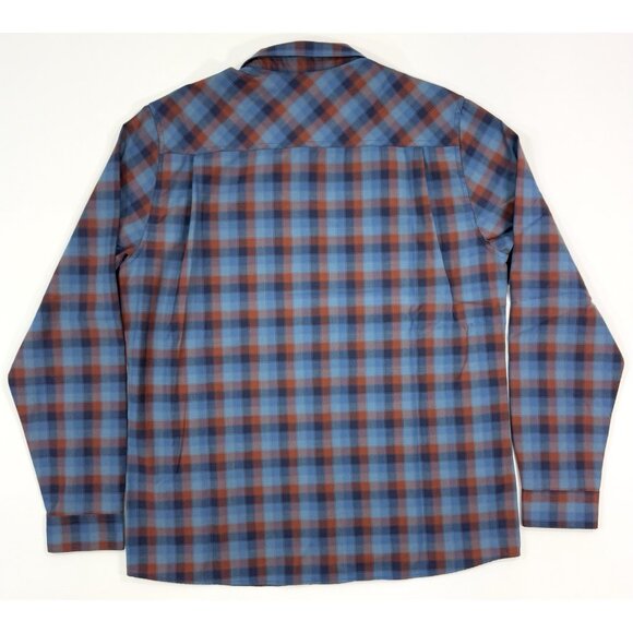 Icebreaker Mens Shirt 100% Merino Wool Flannel Long Sleeve Button Sz Large Plaid - Picture 3 of 12